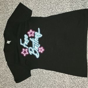Free Britney black t-shirt